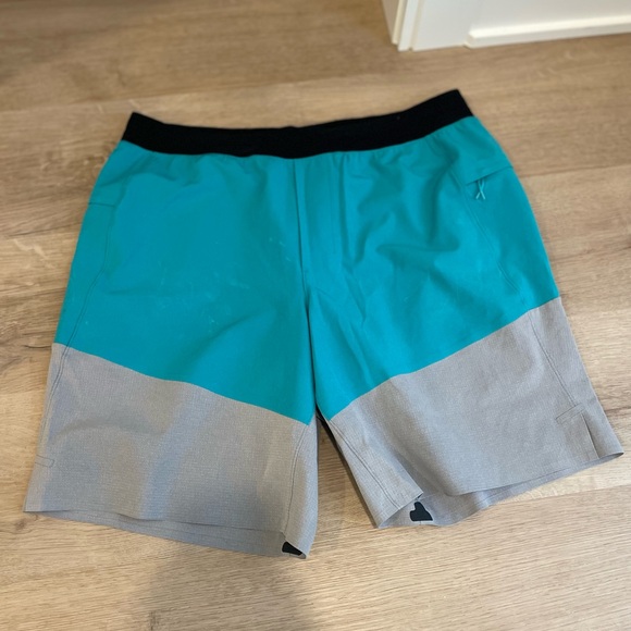 Lululemon Athletica Black and Turquoise Swimsuit - Picture 1 of 4